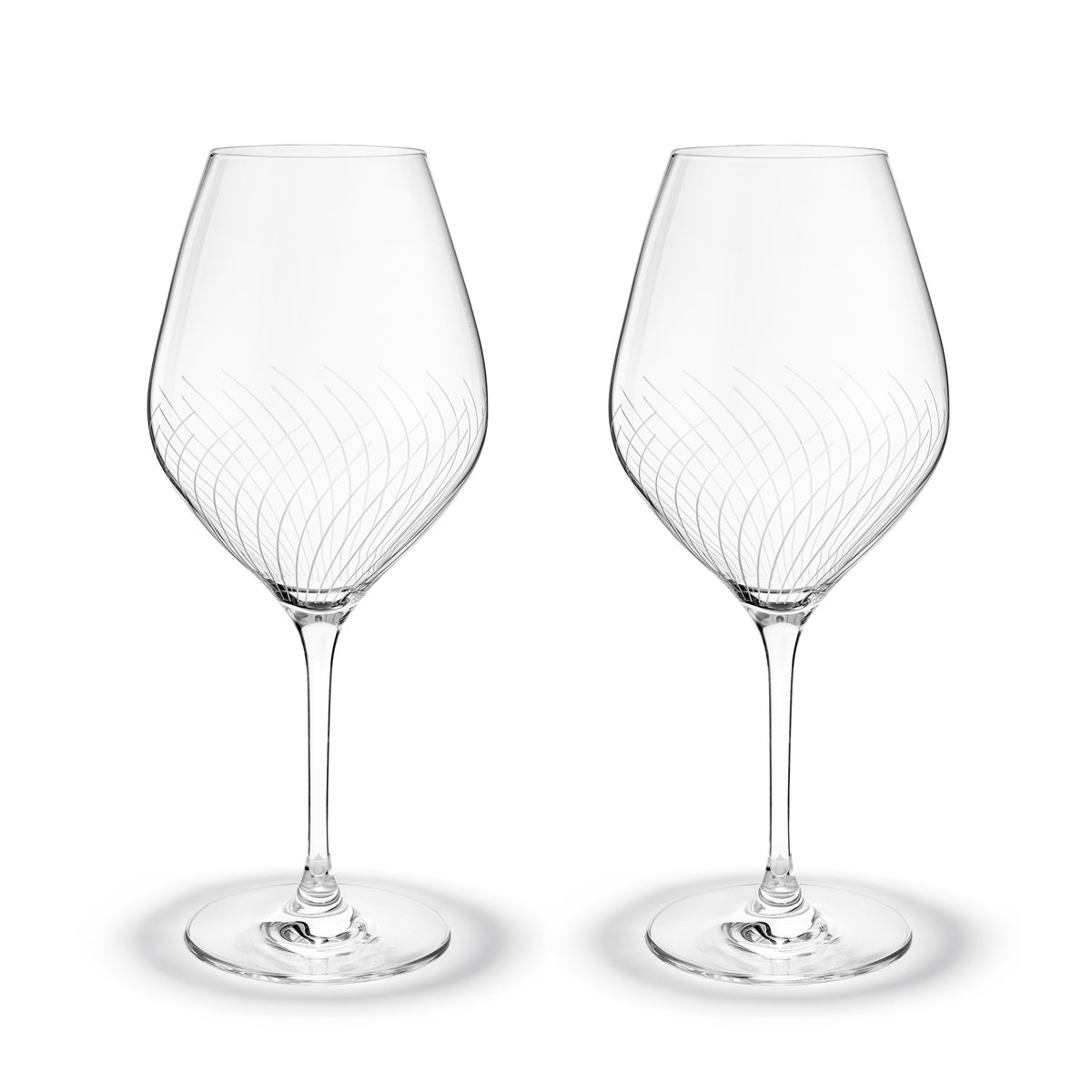 Holmegaard Cabernet Lines bourgogneglas 69 cl 2-pack Klar