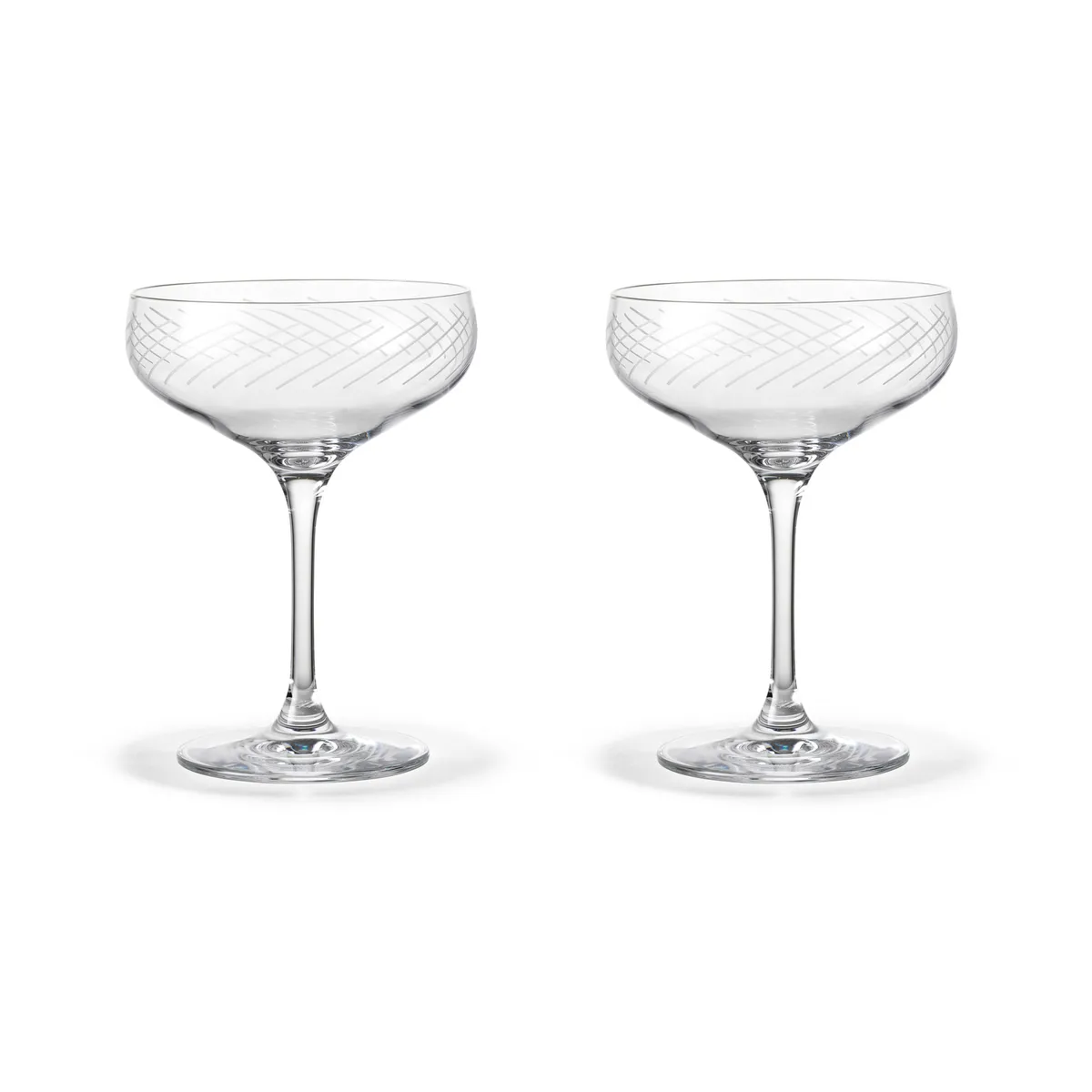 Holmegaard Cabernet Lines cocktailglas 29 cl 2-pack Klar