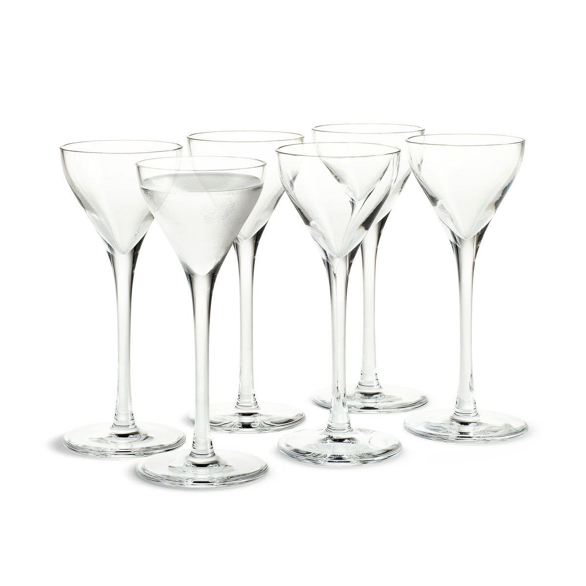 Holmegaard Cabernet snapsglas 4,5 cl 6-pack Klar | Skandinavisk Design | Snapsglas | Transparent