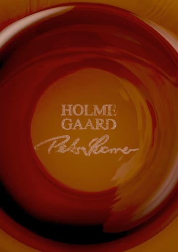 Calabas vas 21 cm - Duo burgundy-amber - Holmegaard