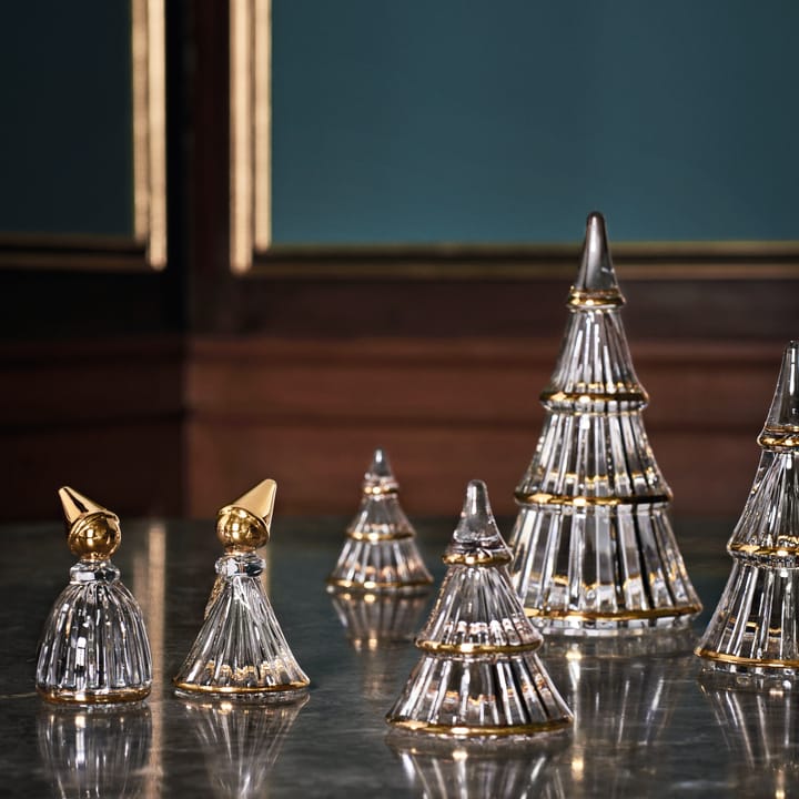 Fairytales julgran liten, Klar-guld Holmegaard