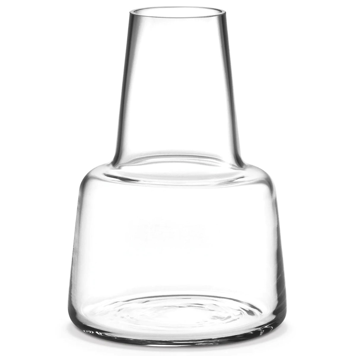 Holmegaard Flora vas mellan hals 12 cm Klar | Skandinavisk Design | Vaser | Transparent