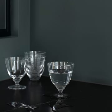 Flow glas på fot 35 cl - Klar - Holmegaard