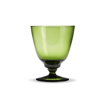 Flow glas på fot 35 cl - Olivgrön - Holmegaard