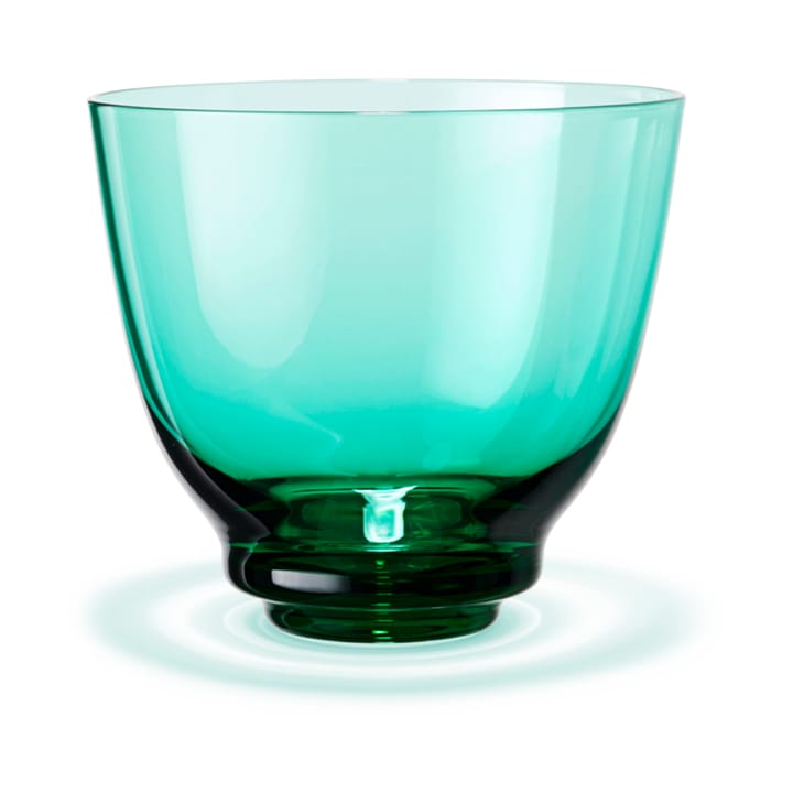 Flow vattenglas 35 cl - Emerald green - Holmegaard