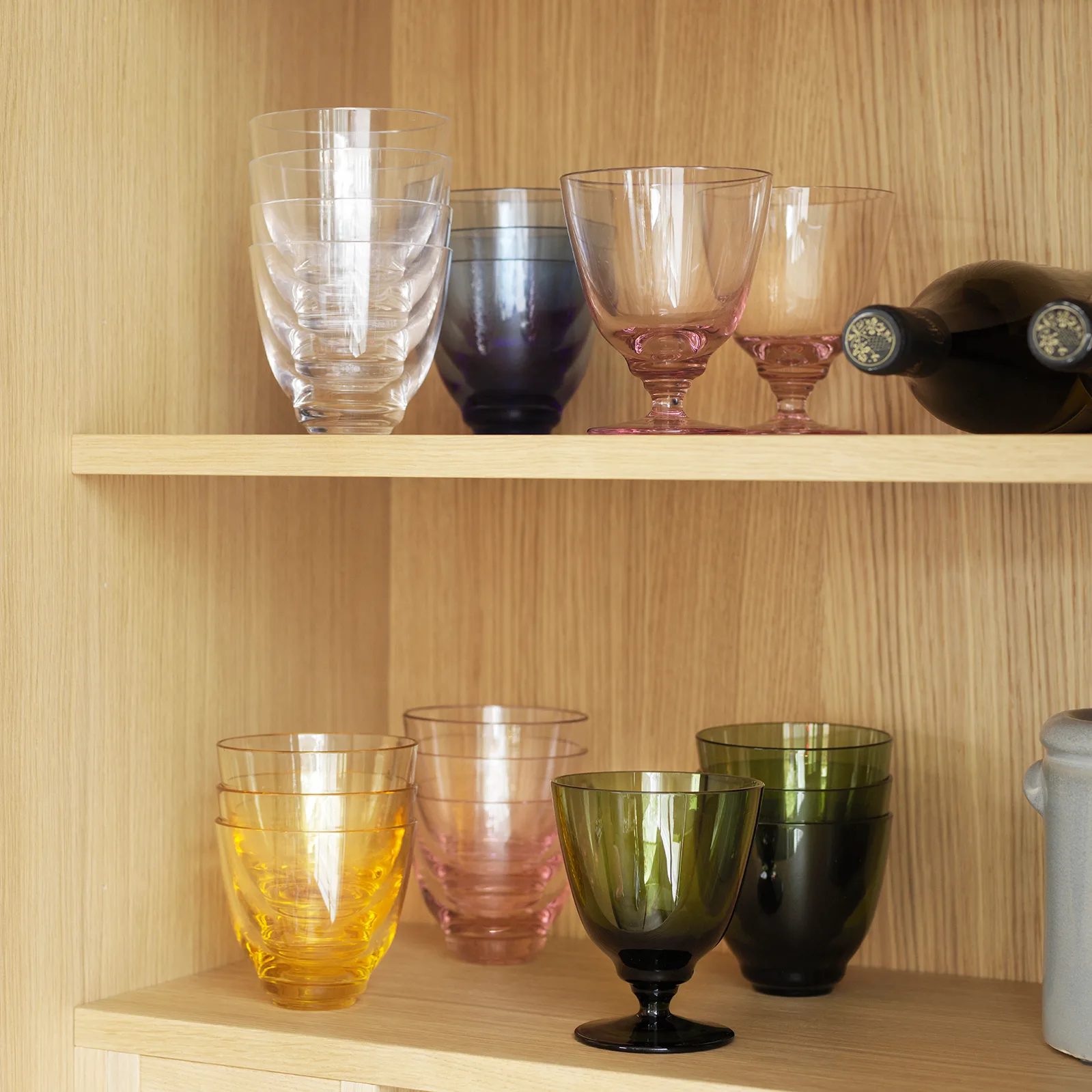 Flow vattenglas 35 cl, Klar Holmegaard