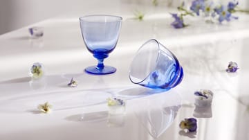 Flow vattenglas 35 cl - Mörkblå - Holmegaard
