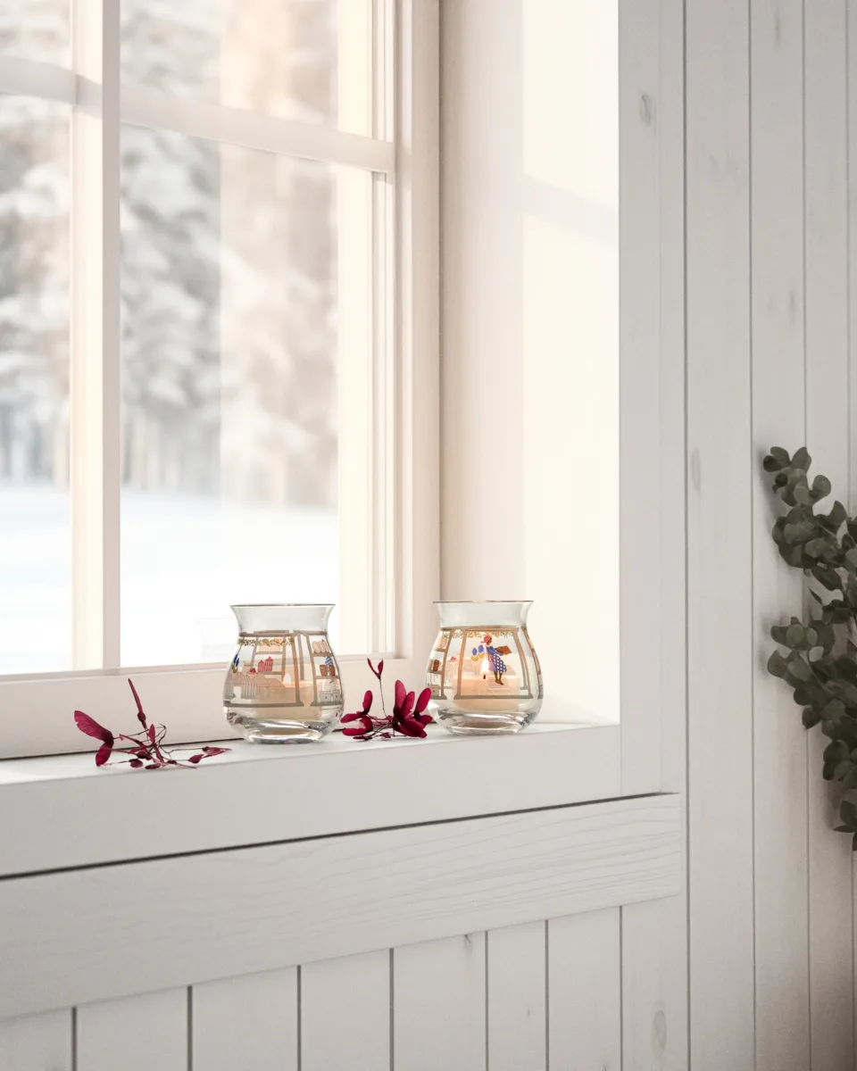 Holmegaard Christmas julljuslykta 2-pack, 2024 Holmegaard