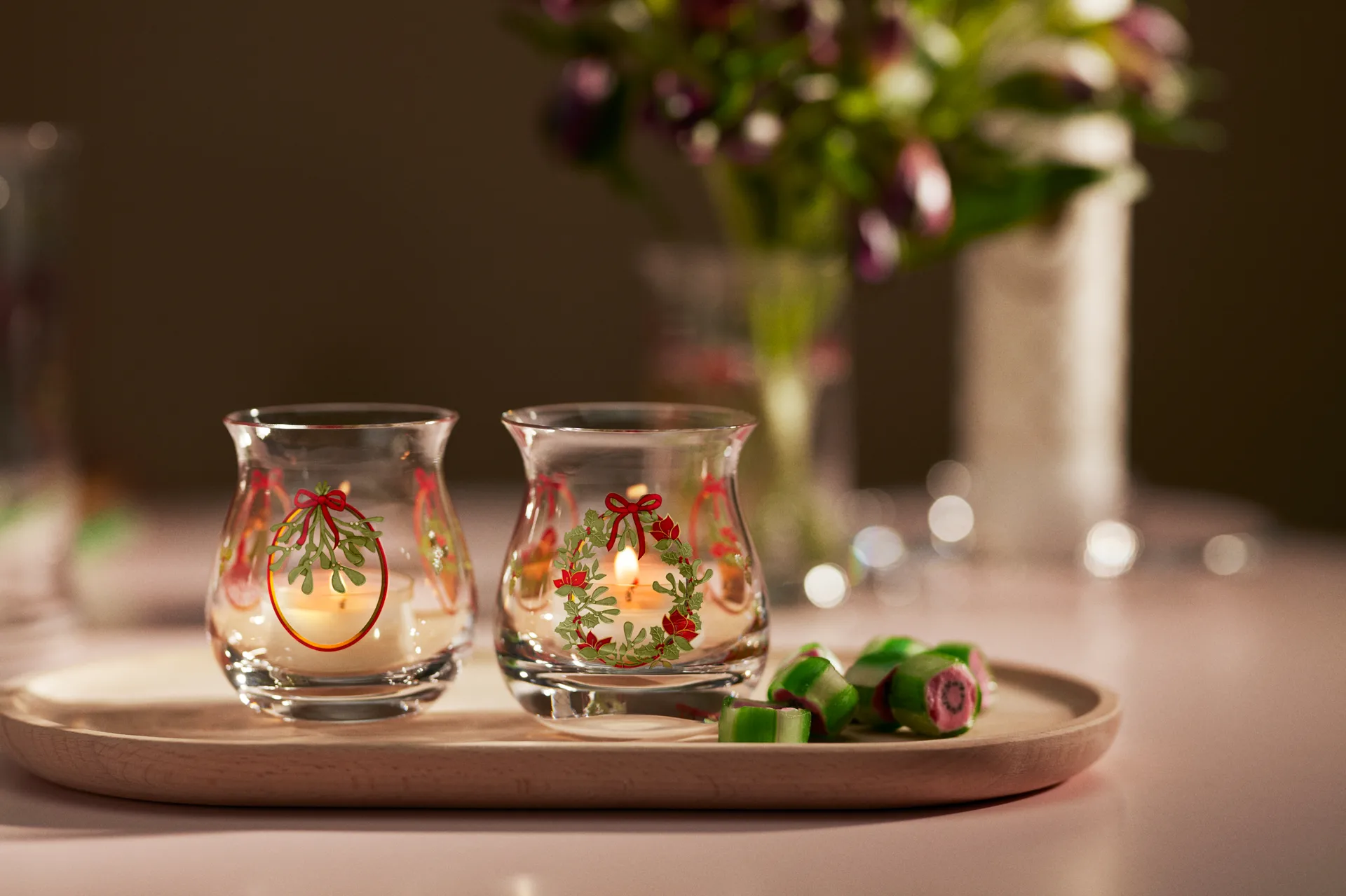 Holmegaard Christmas julljuslykta 2-pack, 2025 Holmegaard