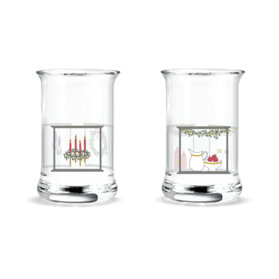 Holmegaard Christmas julsnapsglas 2-pack 2024 | Skandinavisk Design | Snapsglas | Multi