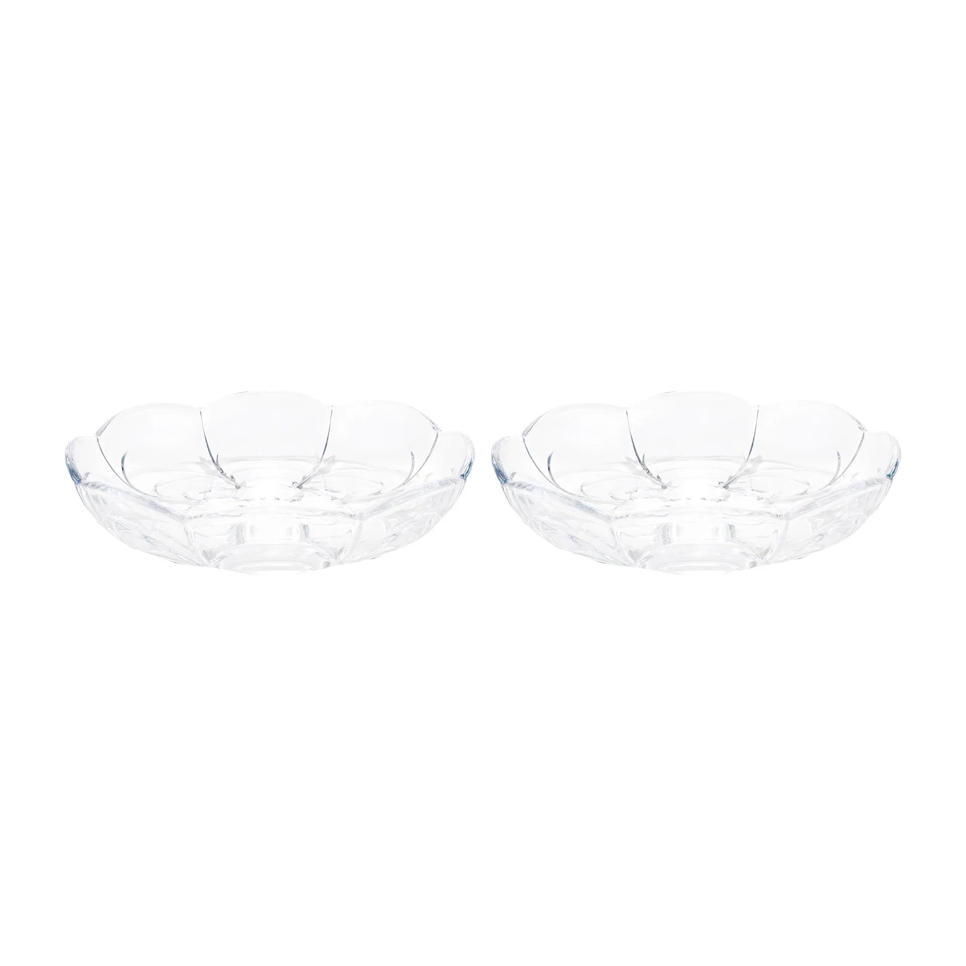 Lily dessertallrik Ø16 cm 2-pack, Klar Holmegaard