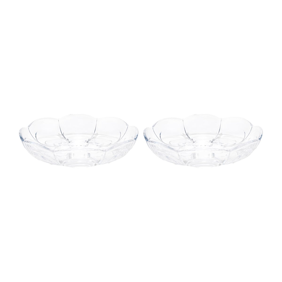 Holmegaard Lily dessertallrik 16 cm 2-pack Klar | Skandinavisk Design | Assietter | Transparent