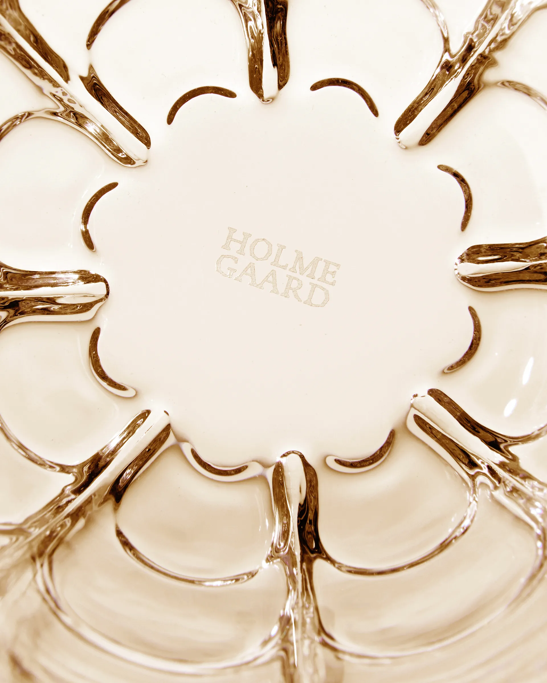 Lily vattenglas 32 cl 2-pack, Toffee rose Holmegaard