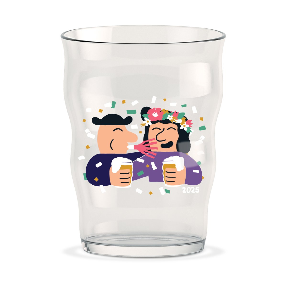 Holmegaard Mikkeller pint ölglas 40 cl 2025 | Skandinavisk Design | Ölglas | Transparent