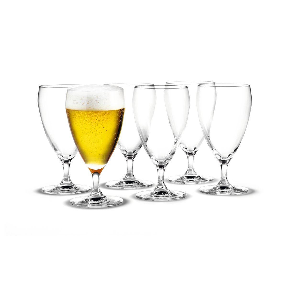 Holmegaard Perfection ölglas 44 cl 6-pack Klar | Skandinavisk Design | Ölglas | Transparent