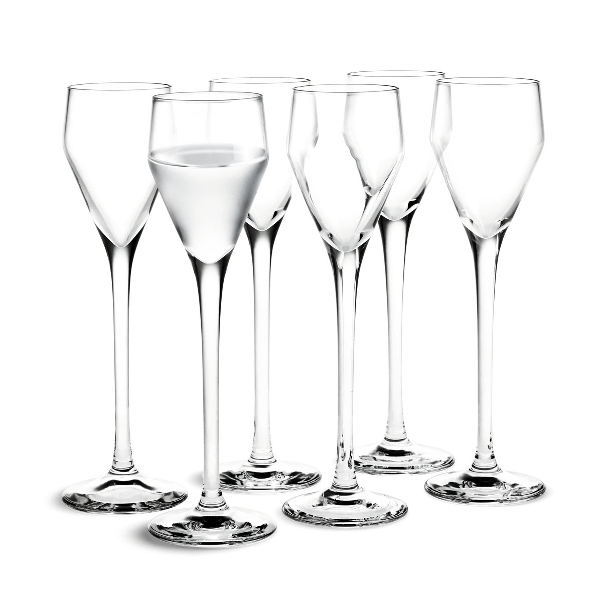 Holmegaard Perfection snapsglas 5,5 cl 6-pack Klar | Skandinavisk Design | Snapsglas | Transparent