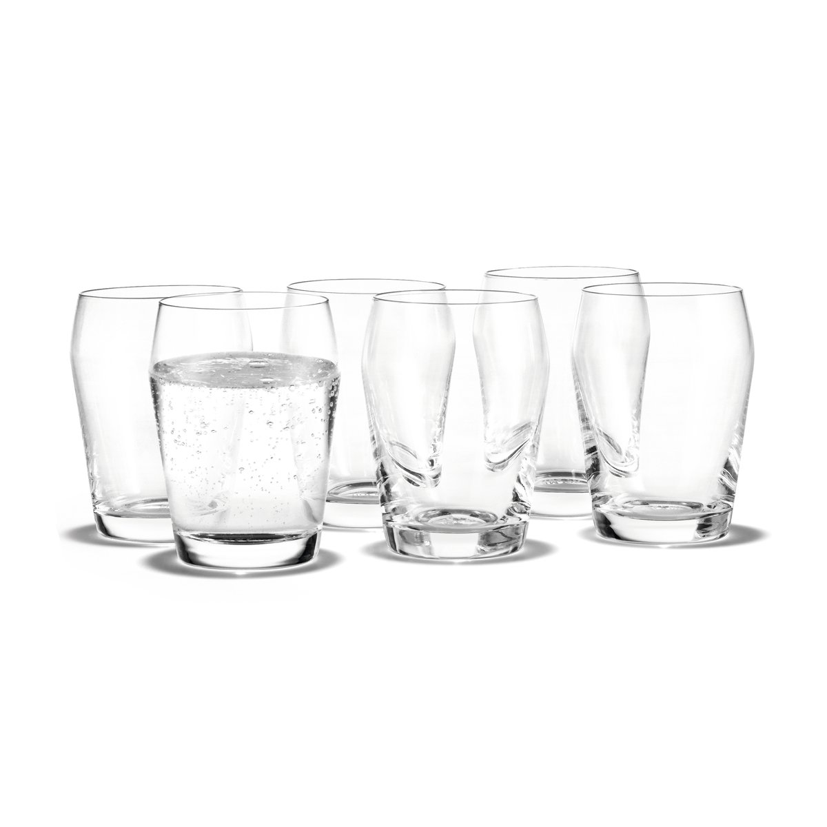 Holmegaard Perfection vattenglas klar 6-pack 23 cl | Skandinavisk Design | Dricksglas | Transparent