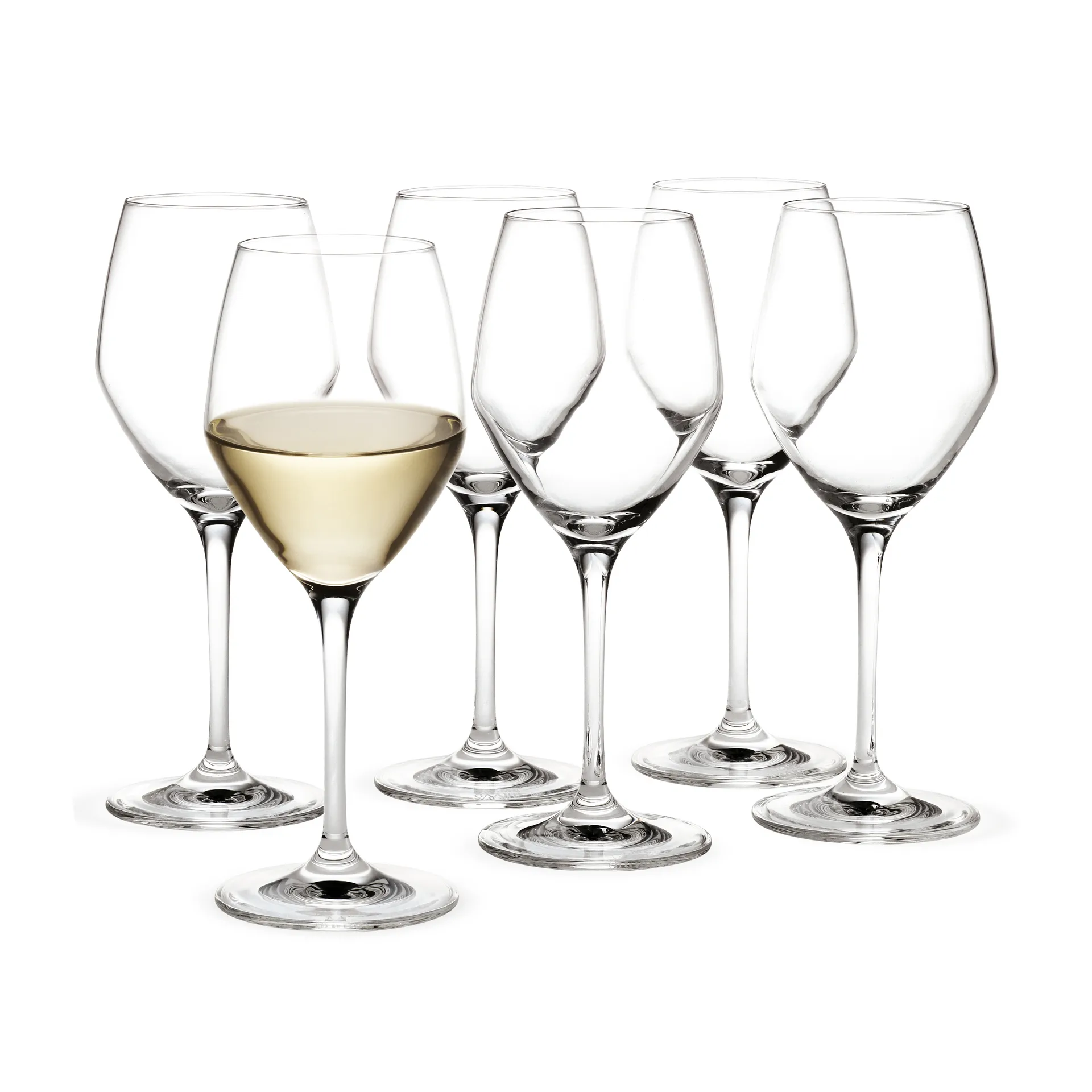 Perfection vitvinsglas 32 cl 6-pack, Klar Holmegaard