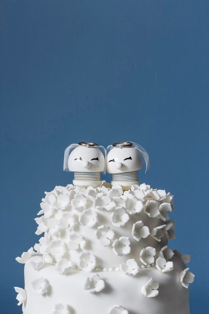 Hoptimist Bride & Bride figur 2 delar - White - Hoptimist