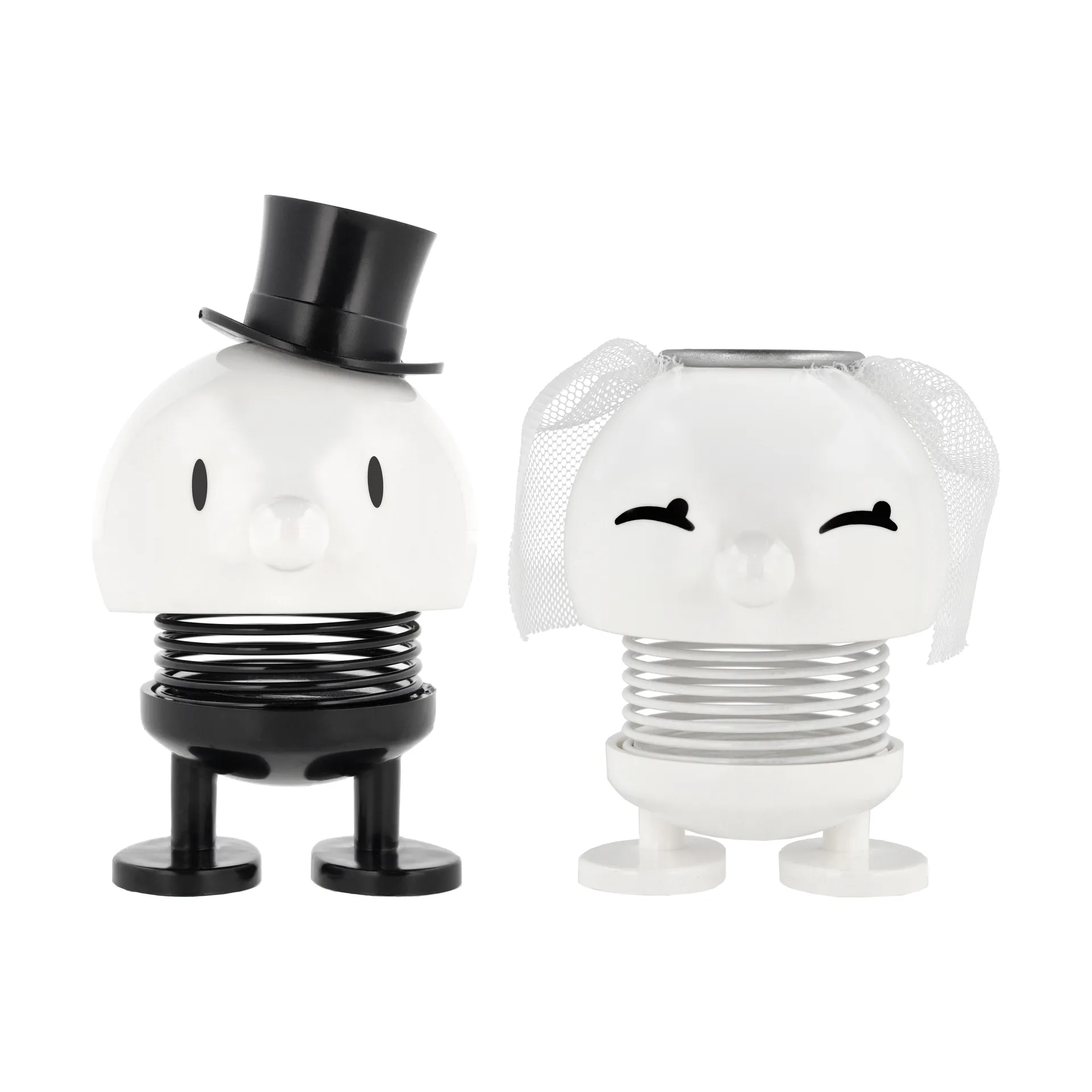Hoptimist Bride & Groom figur 2 delar, White Hoptimist