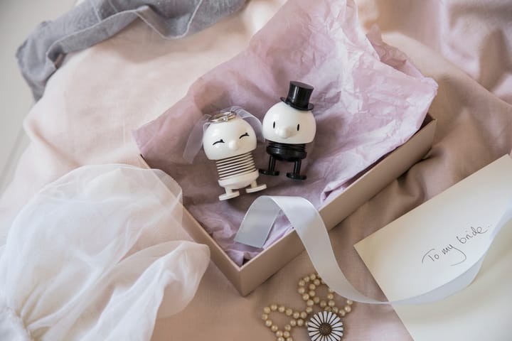 Hoptimist Bride & Groom figur 2 delar, White Hoptimist