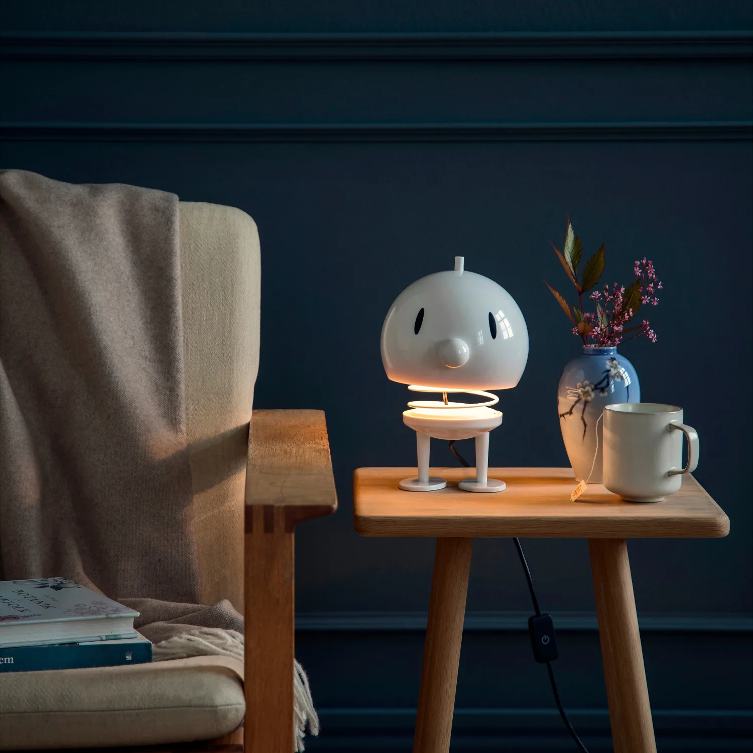 Hoptimist Bumble lampa XL 23 cm, White Hoptimist