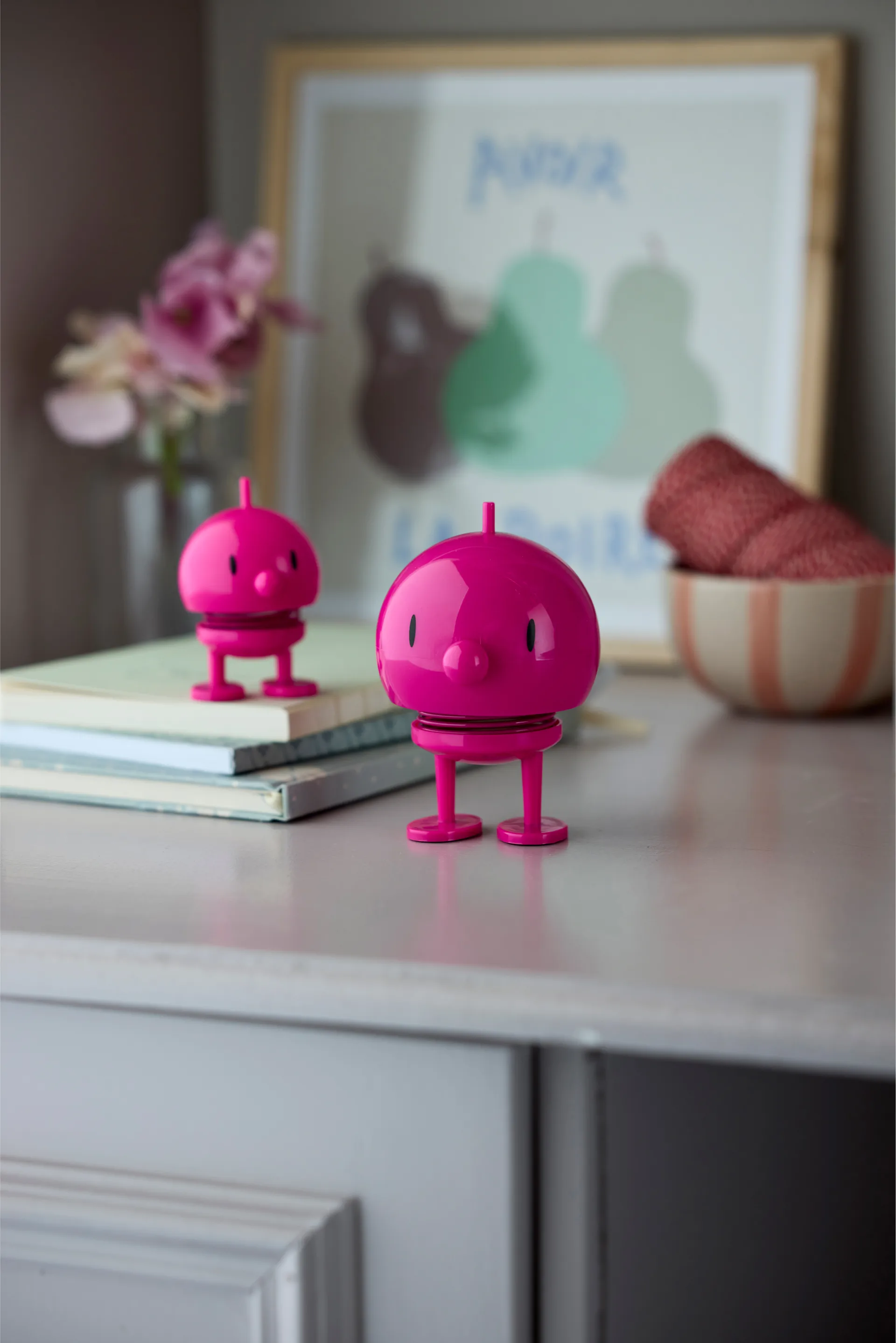 Hoptimist Bumble M figur, Pink Hoptimist