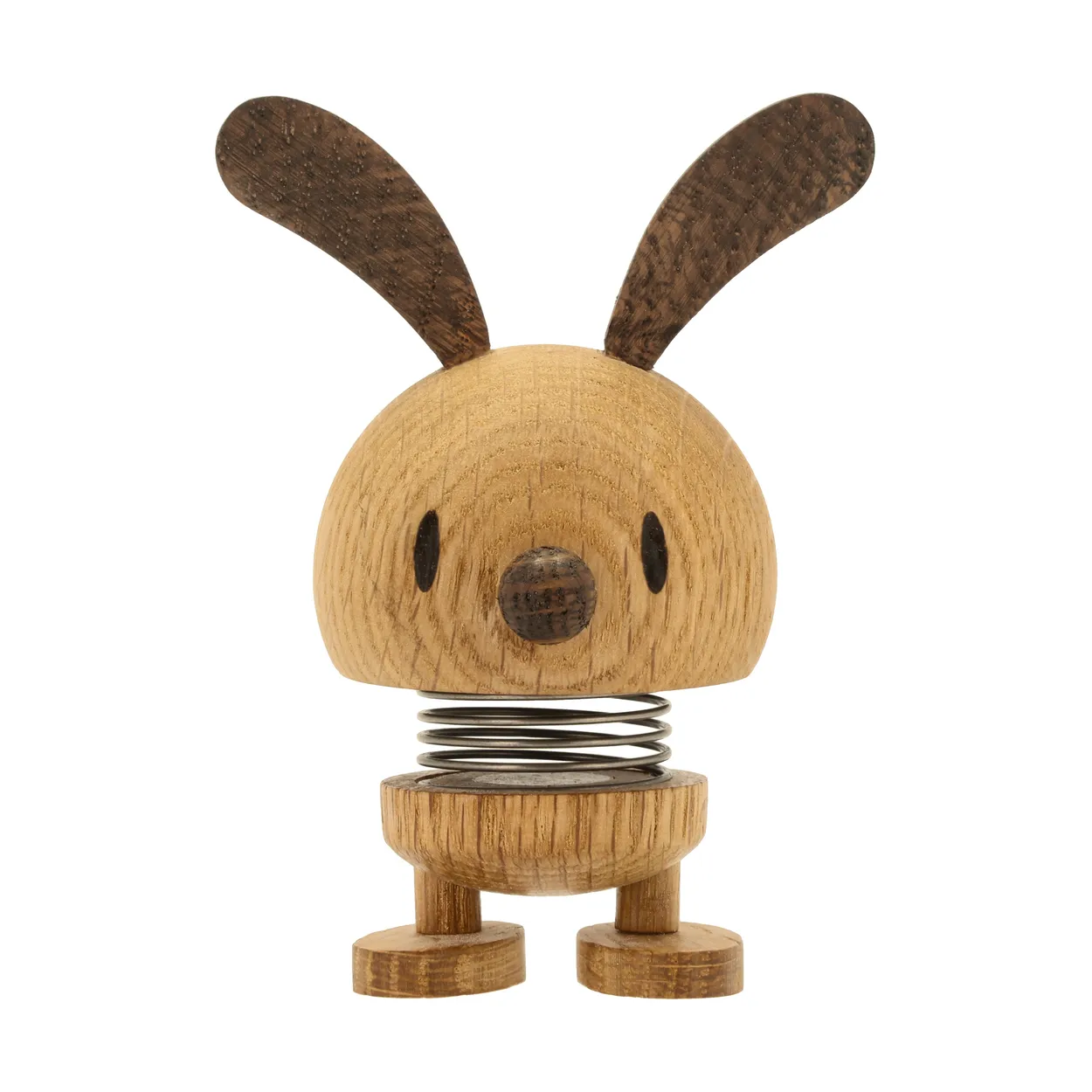 Hoptimist Bunny S figur Oak | Skandinavisk Design | Träfigurer | Brun