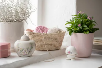 Hoptimist Cat figur 7,3 cm - White - Hoptimist
