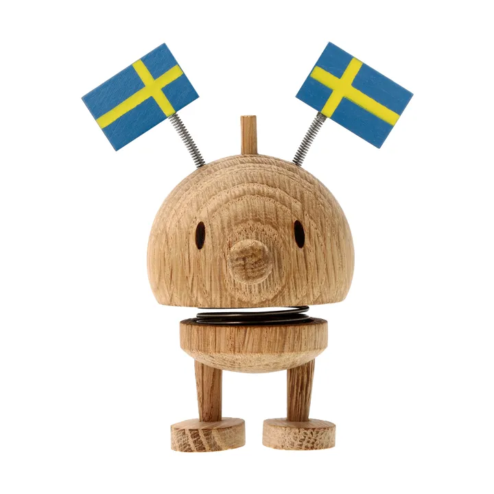 Hoptimist Celebration Bumble figur - S, raw oak, Sweden - Hoptimist