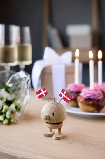 Hoptimist Celebration Bumble figur - S, raw oak - Hoptimist