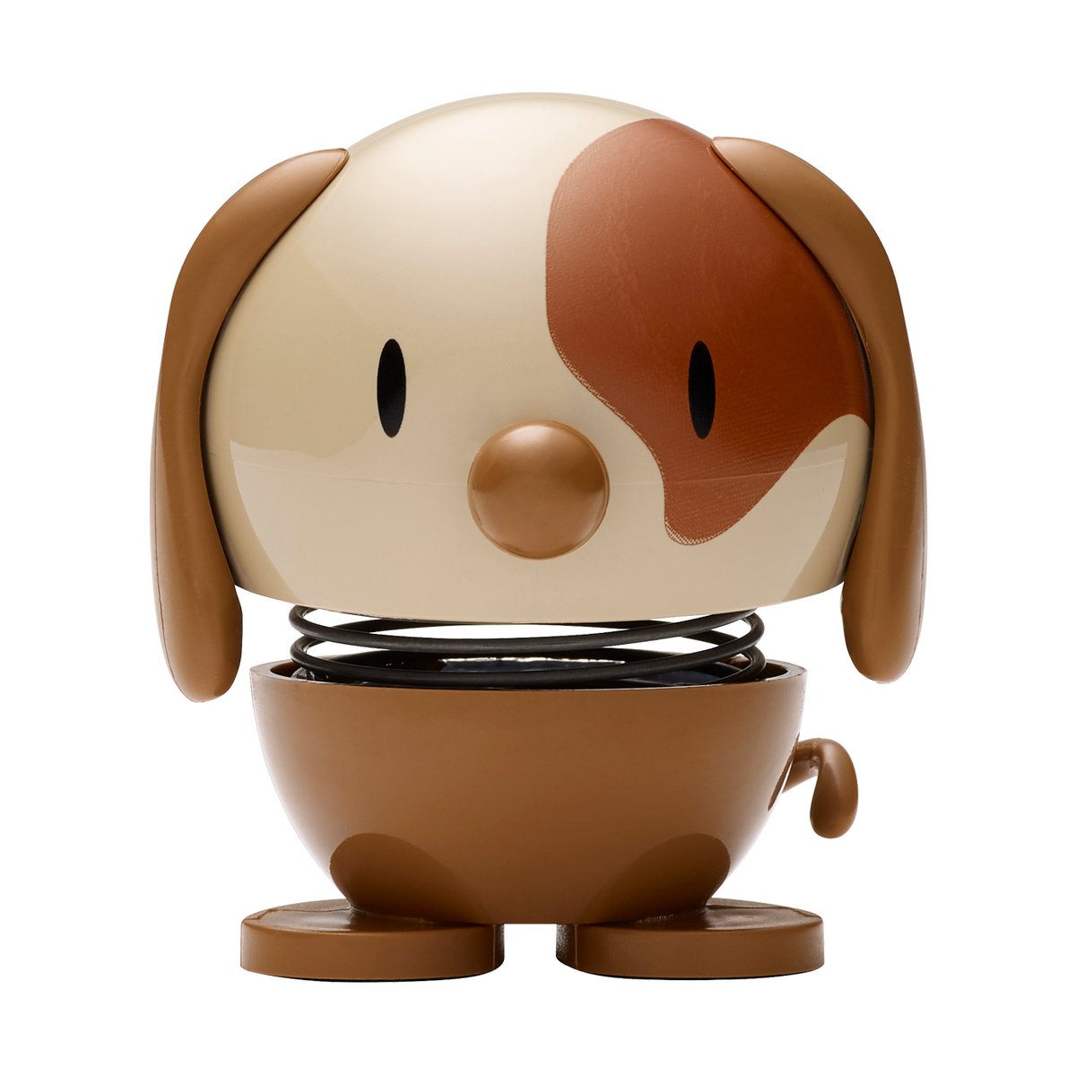 Hoptimist Dog figur 6,9 cm Brown | Skandinavisk Design | Träfigurer | Brun