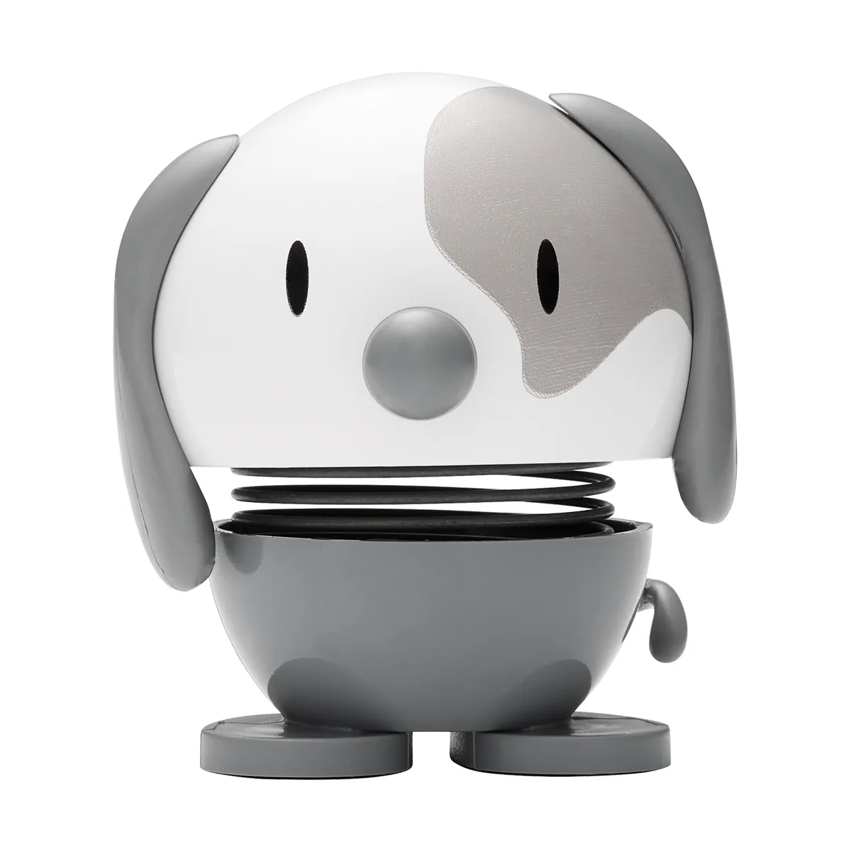 Hoptimist Hoptimist Dog figur 6,9 cm Cool grey