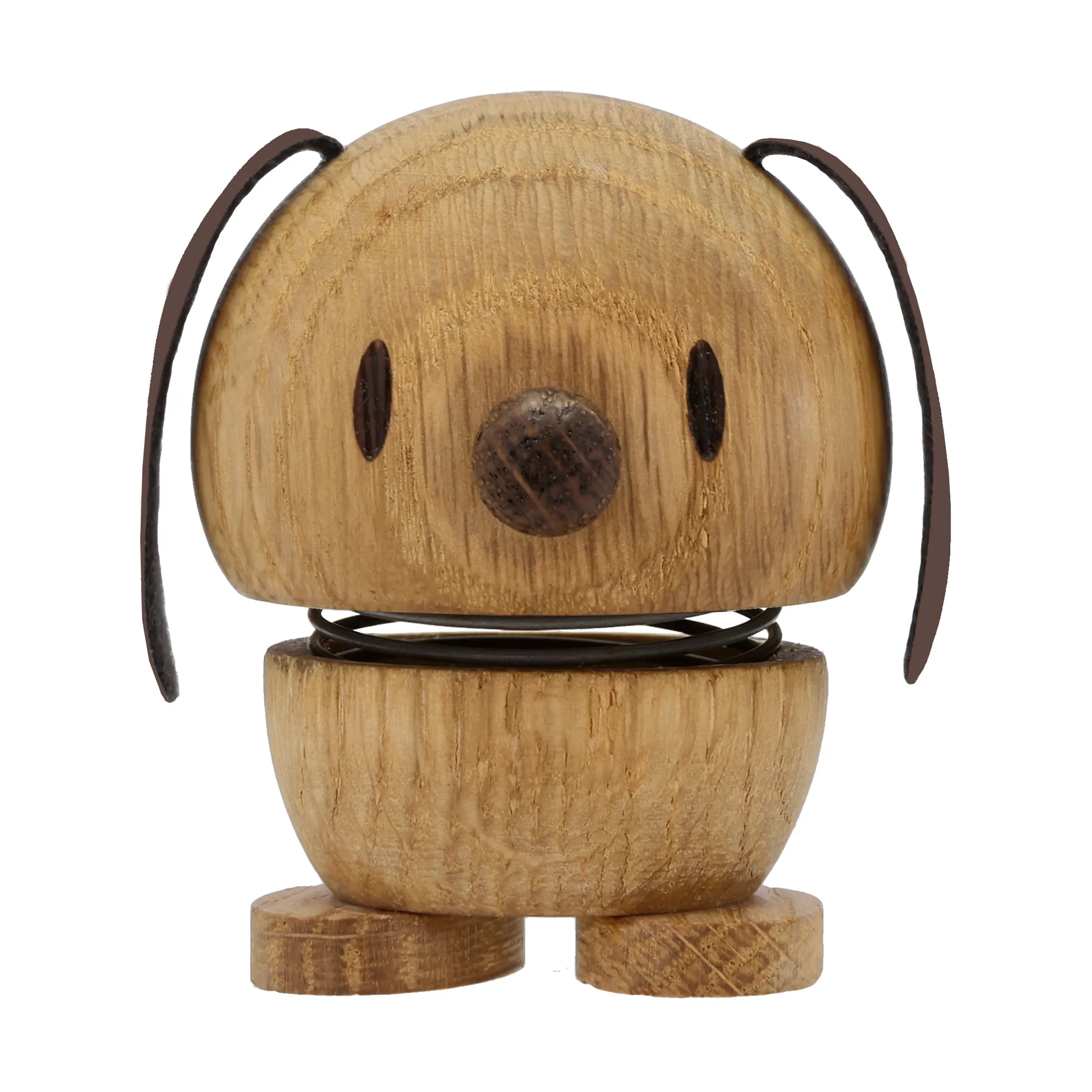 Hoptimist Dog S figur, Oak Hoptimist