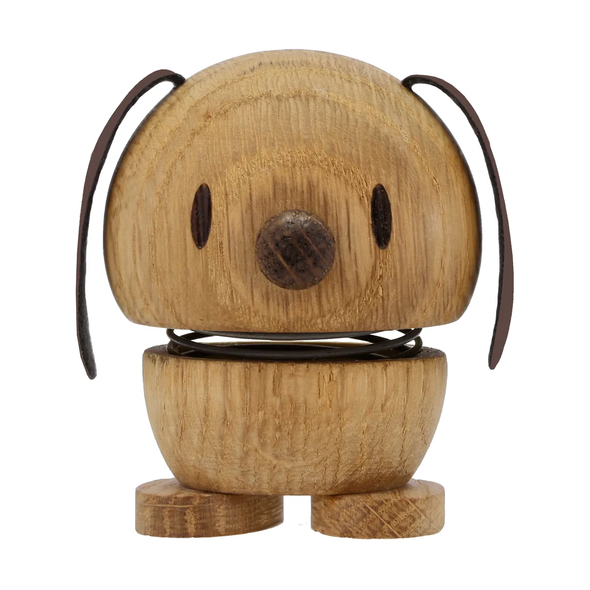 Hoptimist Hoptimist Dog S figur Oak
