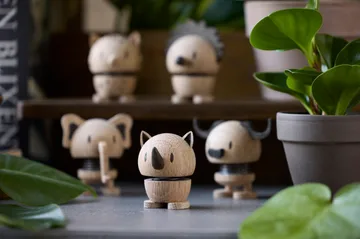 Hoptimist figur S - Rhino, oak - Hoptimist