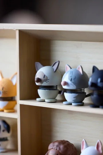 Hoptimist figur XS - Blue American Shorthair, blue - Hoptimist