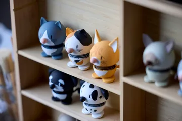 Hoptimist figur XS - Calico, white - Hoptimist