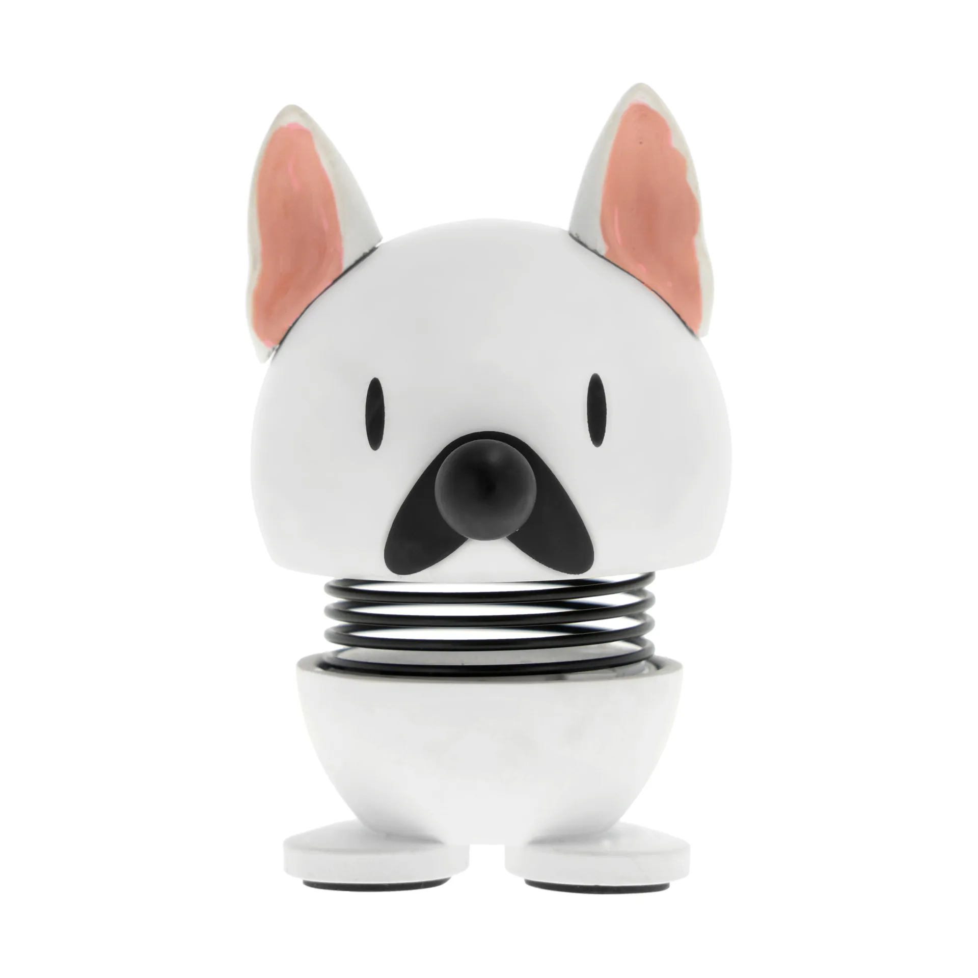 Hoptimist figur XS, French bulldog, white Hoptimist
