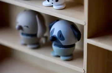 Hoptimist figur XS - Pug, grey - Hoptimist