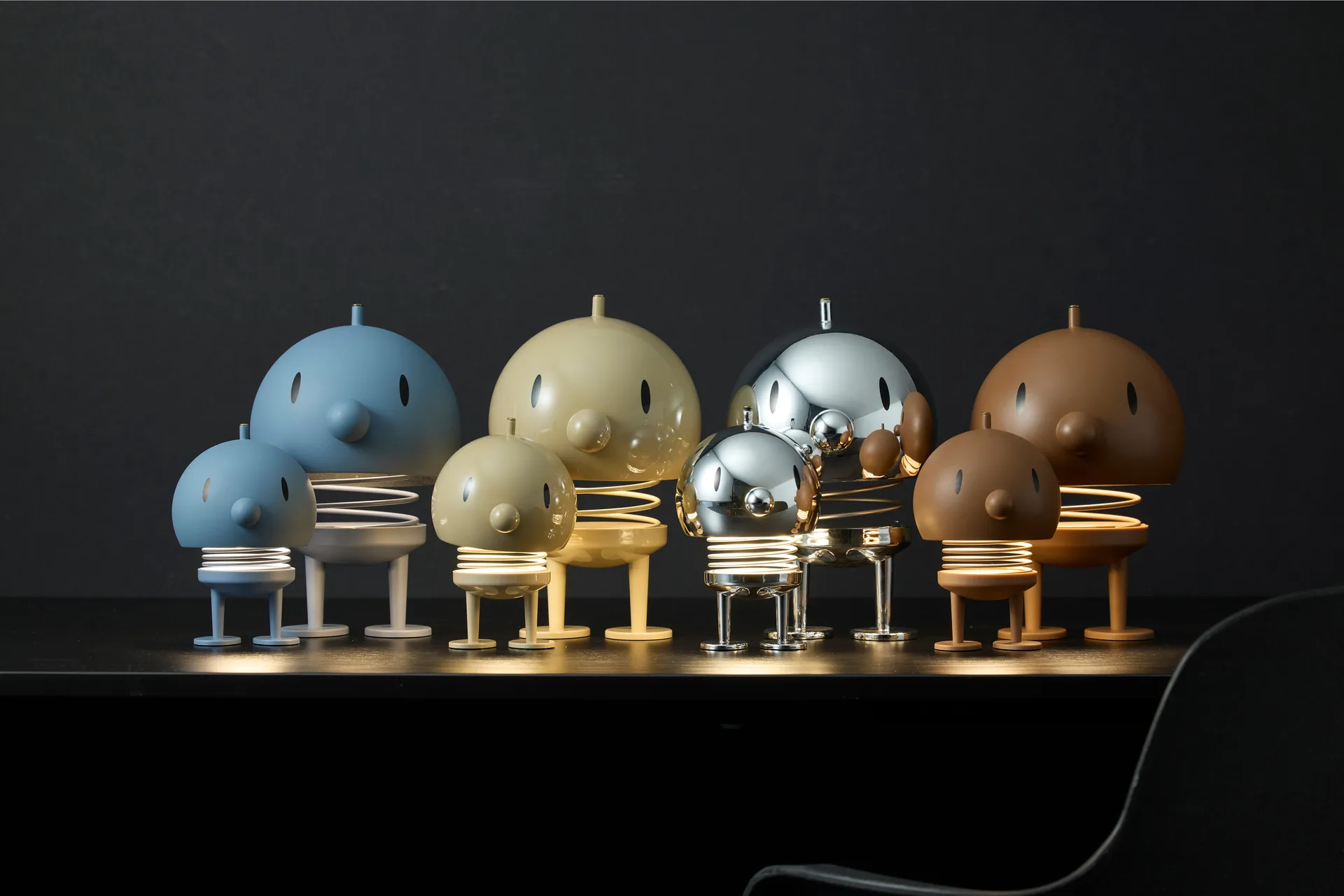 Hoptimist LED-lampa portabel L, Latte Hoptimist