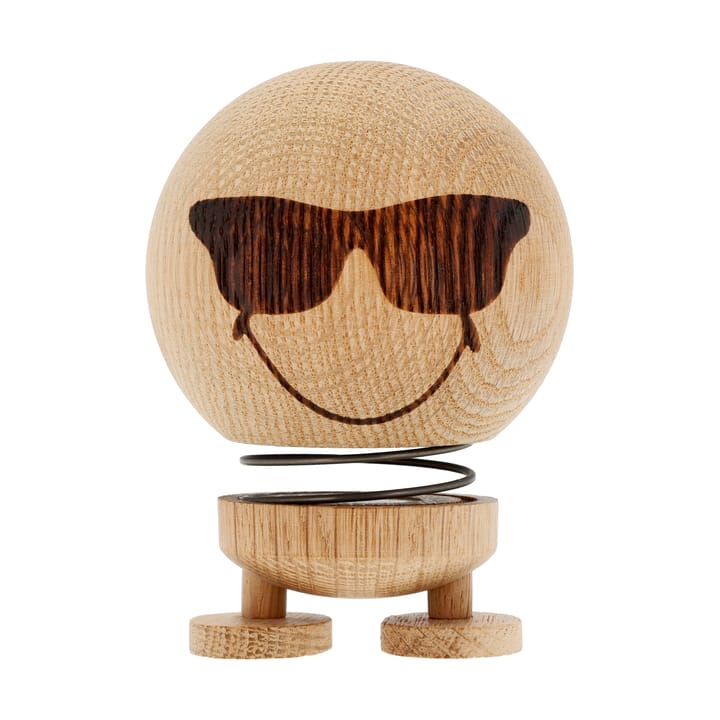 Hoptimist Smiley Cool M figur - Raw oak - Hoptimist