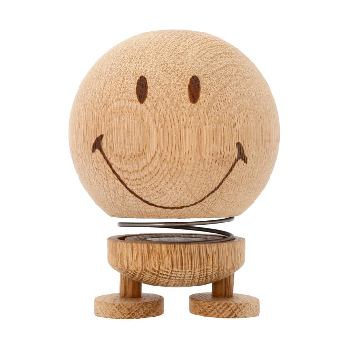 Hoptimist Smiley M figur - Raw oak - Hoptimist