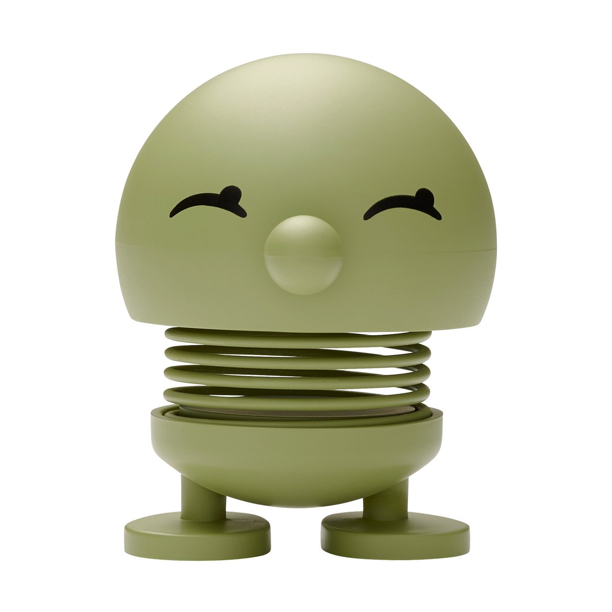 Hoptimist Soft Bimble S figur Olive | Skandinavisk Design | Träfigurer | Grön