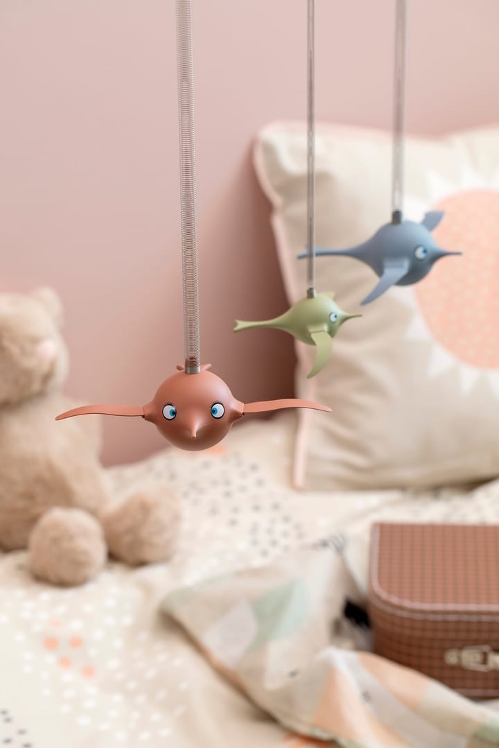 Hoptimist Soft Birdie M mobil, Ruby Hoptimist