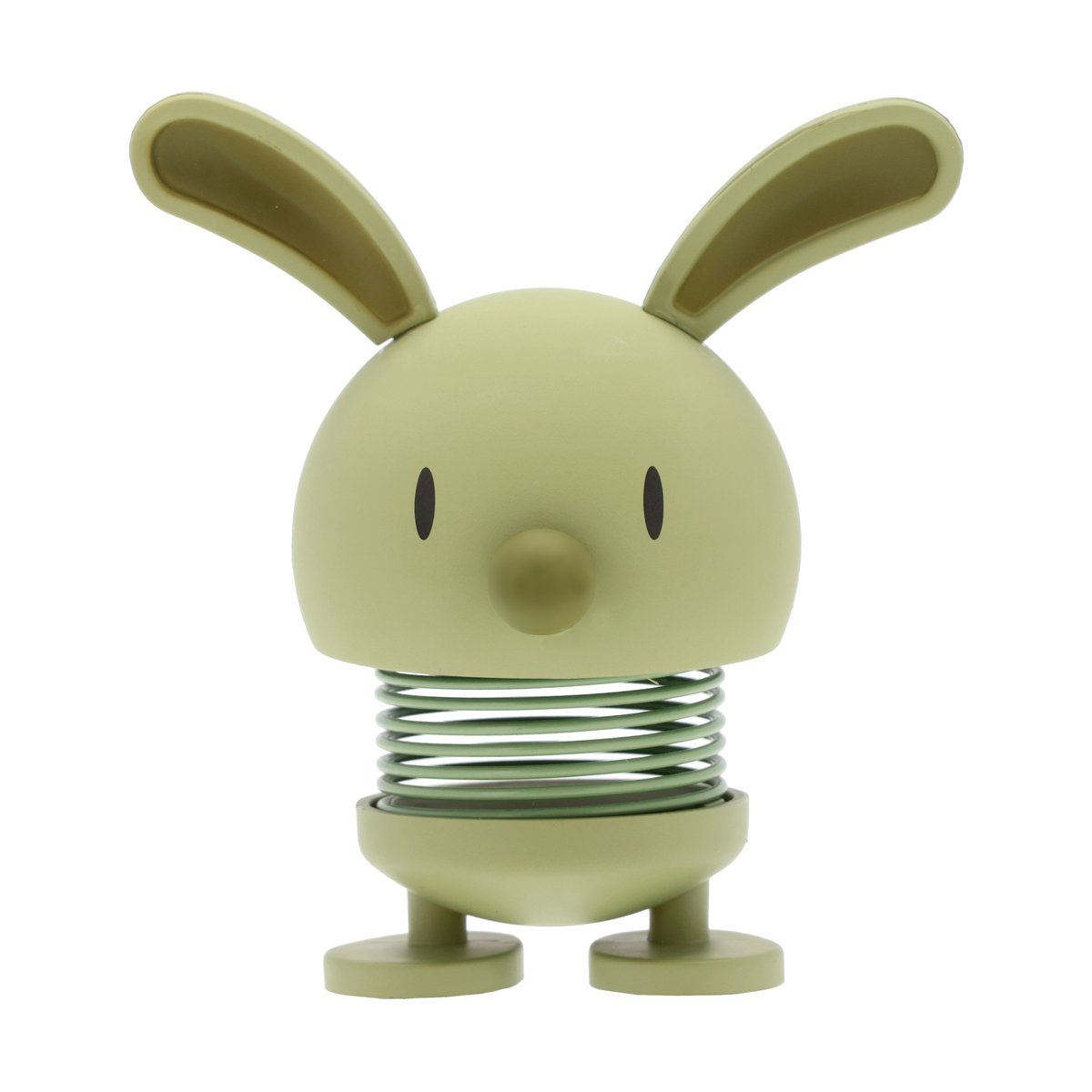 Hoptimist Soft Bunny S figur Olive | Skandinavisk Design | Träfigurer | Grön