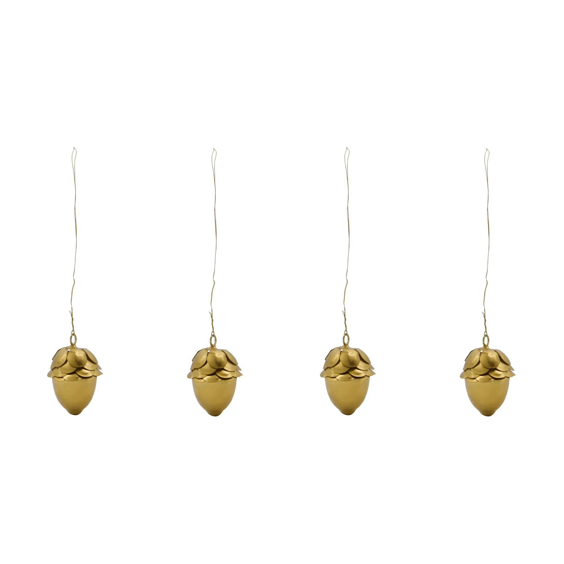 Acorn dekorationshäng 4-pack, Guld House Doctor