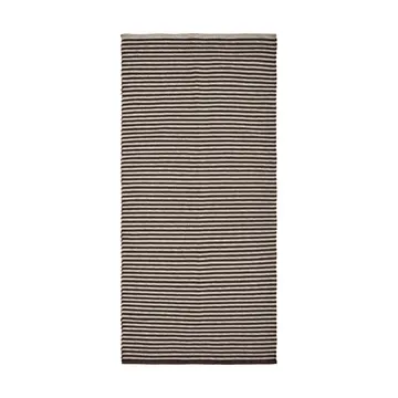 Alfo gångmatta 90x200 cm - Brun-vit - House Doctor