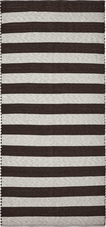 Alfo gångmatta 90x200 cm - Brun-vit - House Doctor