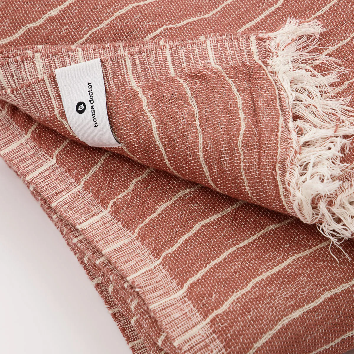 Alice stripe pläd 140x200 cm, Dusty berry House Doctor